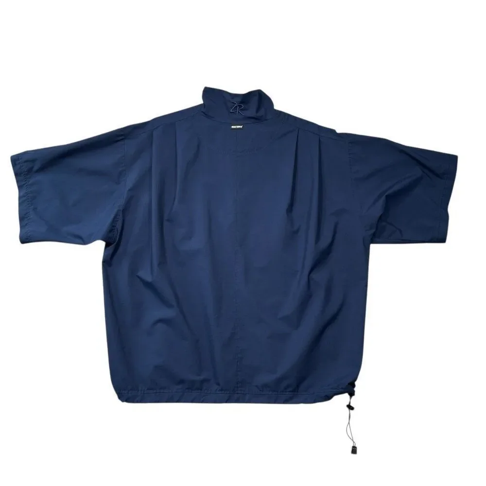 Zero‎ Restriction Windbreaker Men's Size XXL Blue Kelly Plantation Golf 1/2 Zip